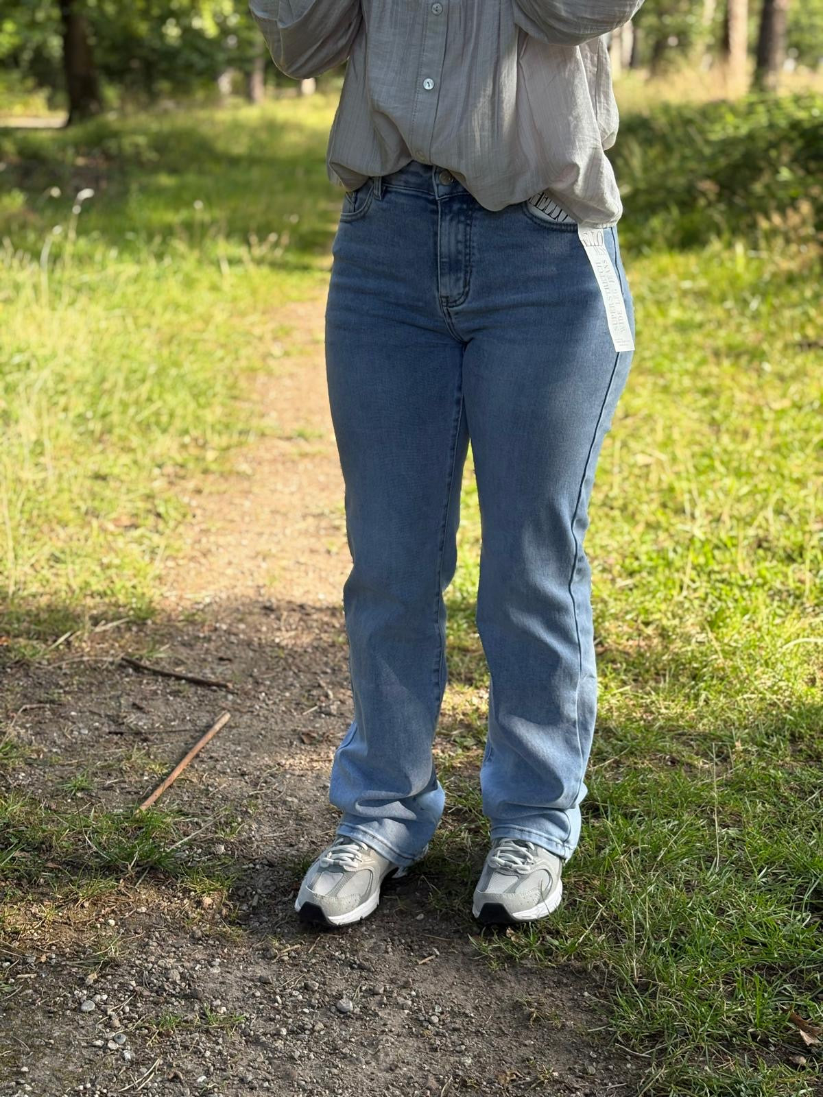 Wide leg jeans
