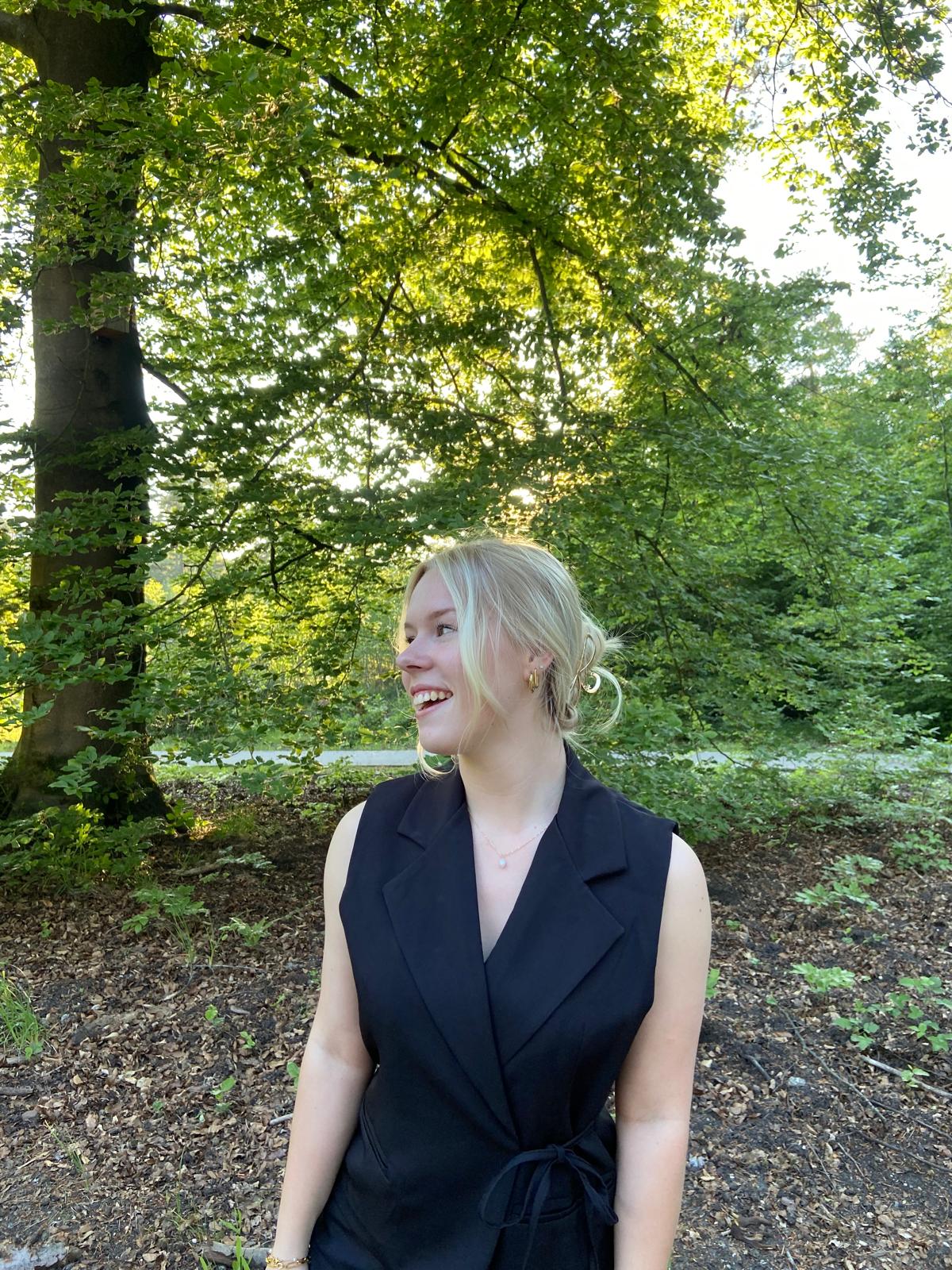Zwarte Mouwloze Blazer