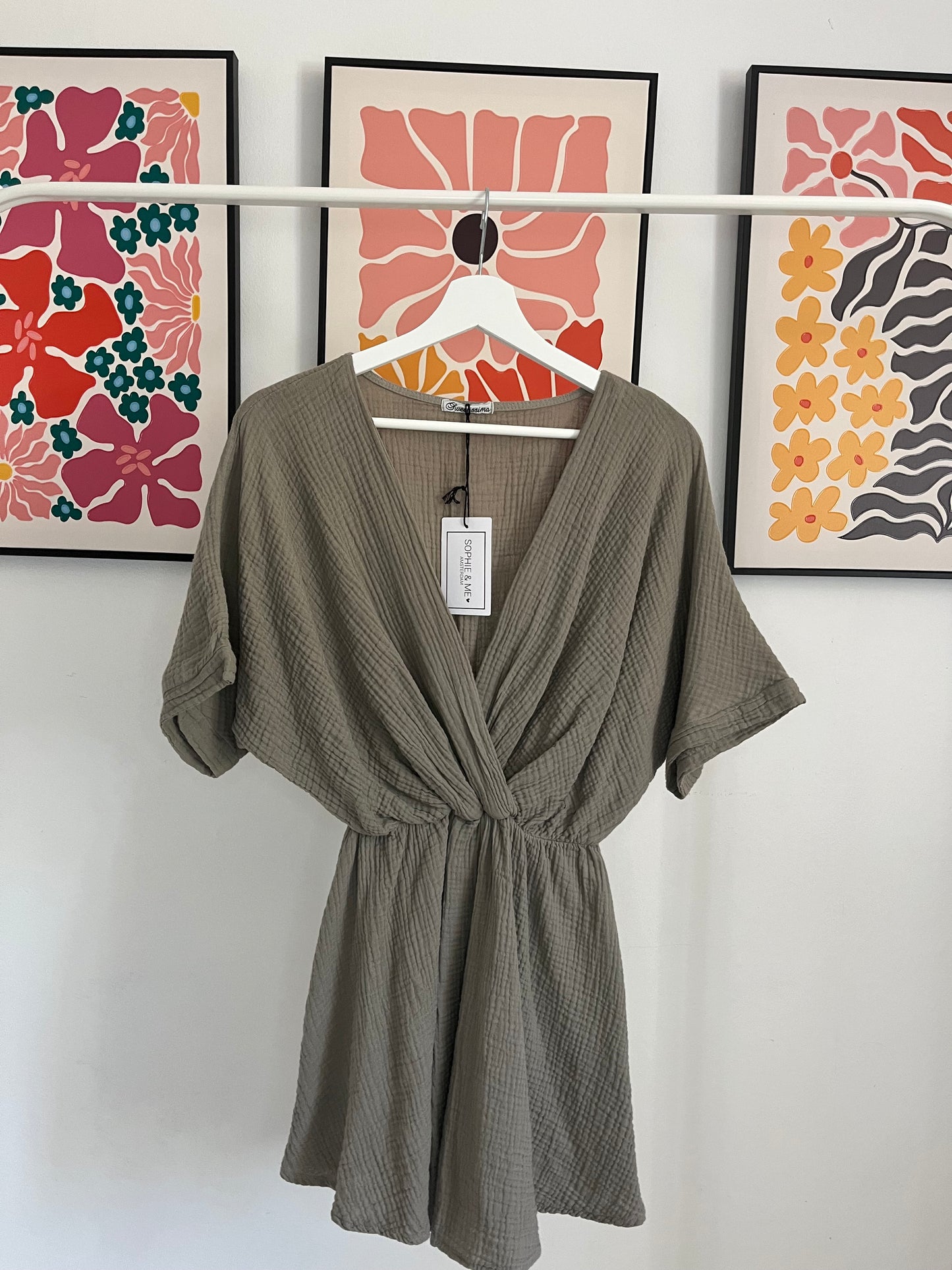 Taupe playsuit