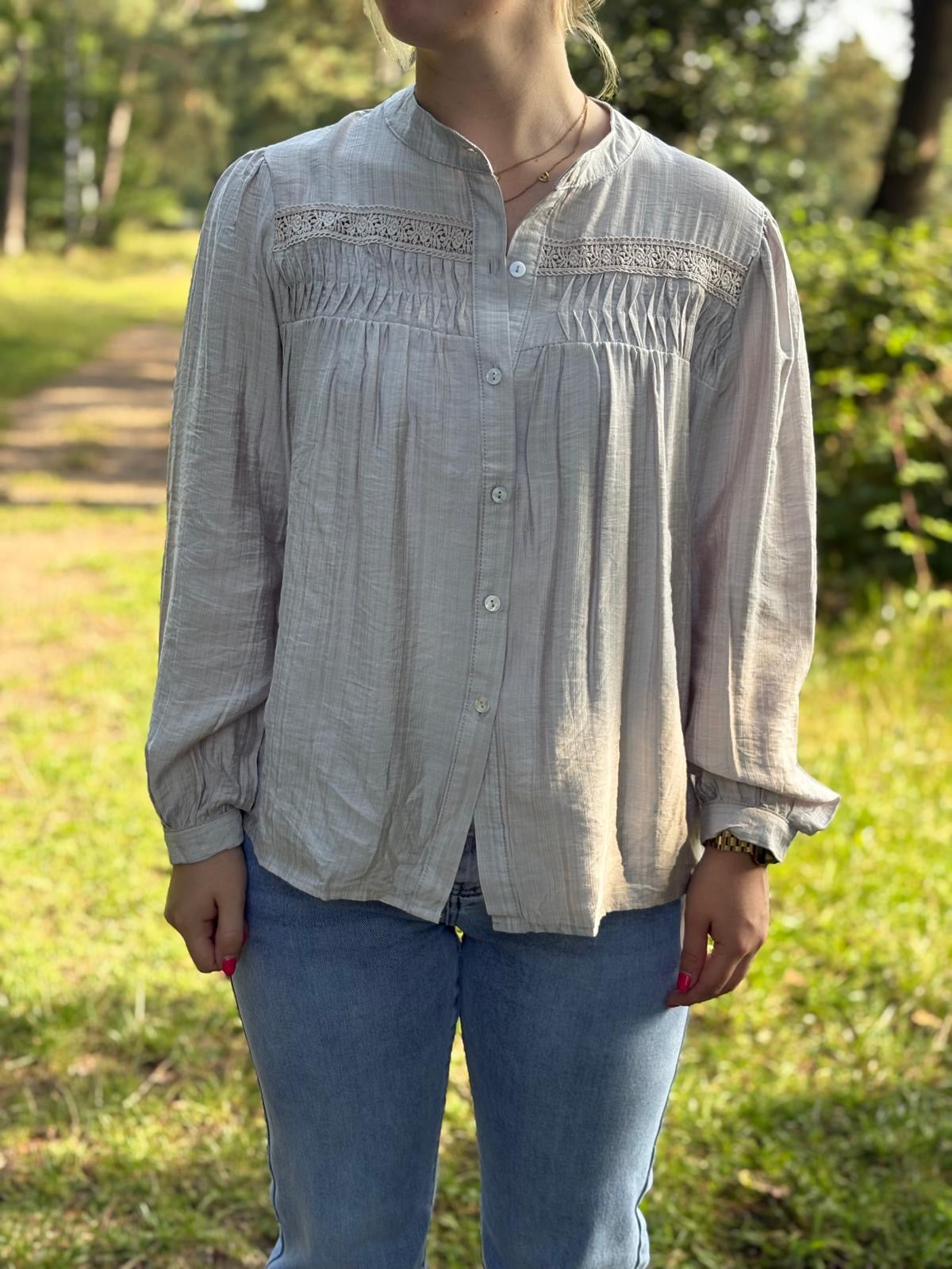 Blouse creme