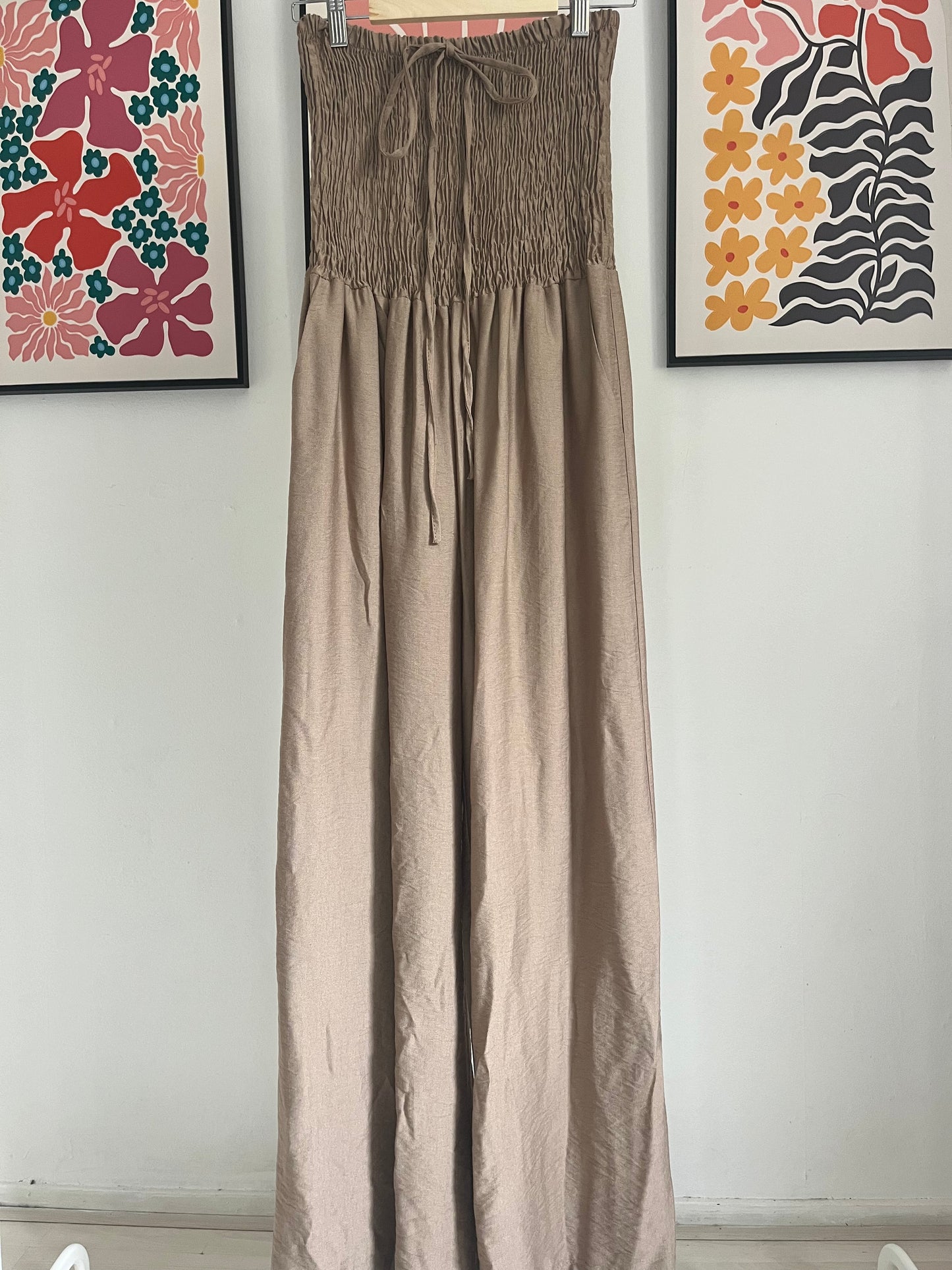 Jumpsuit camel