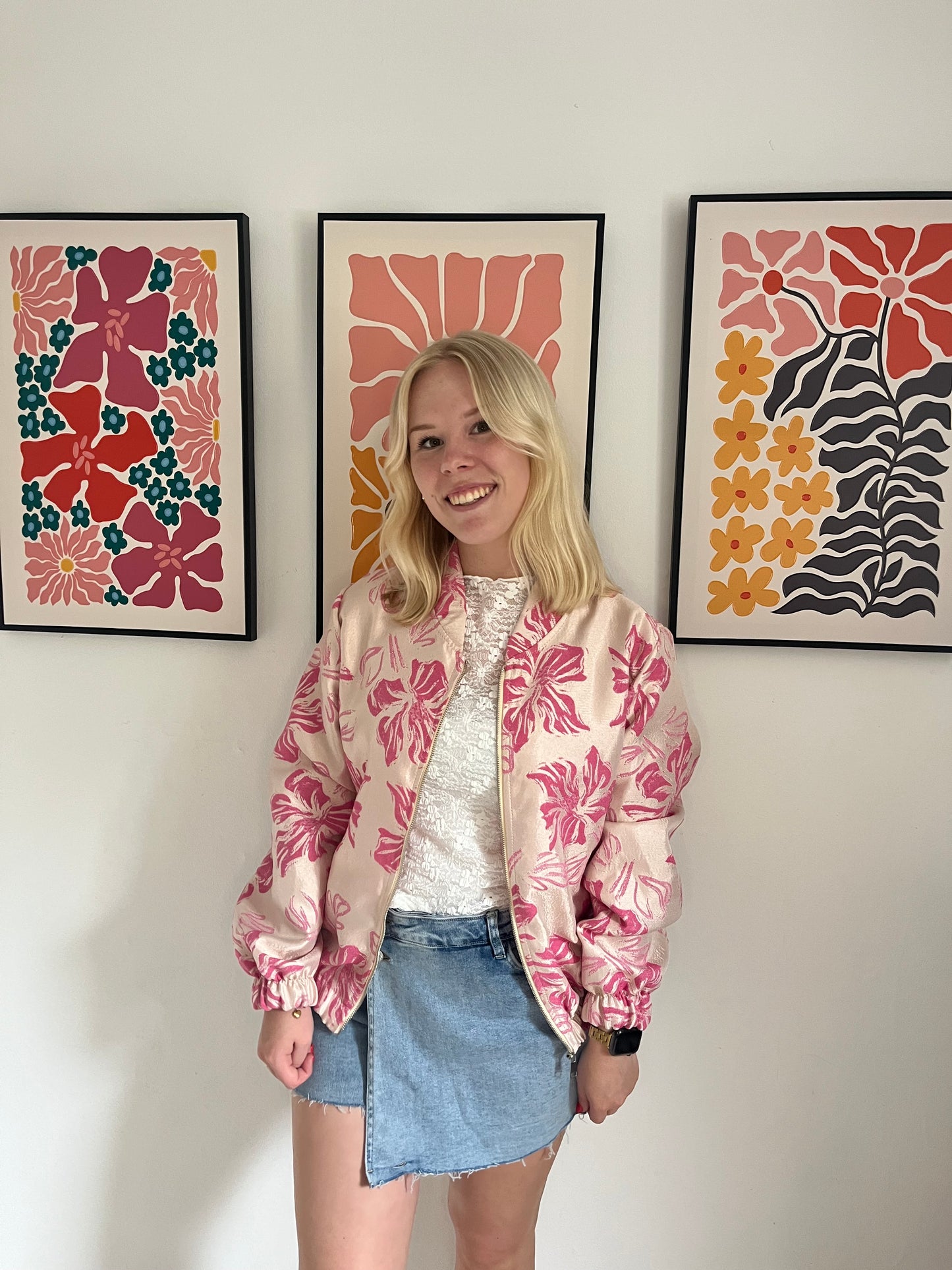Jasje met donker roze
