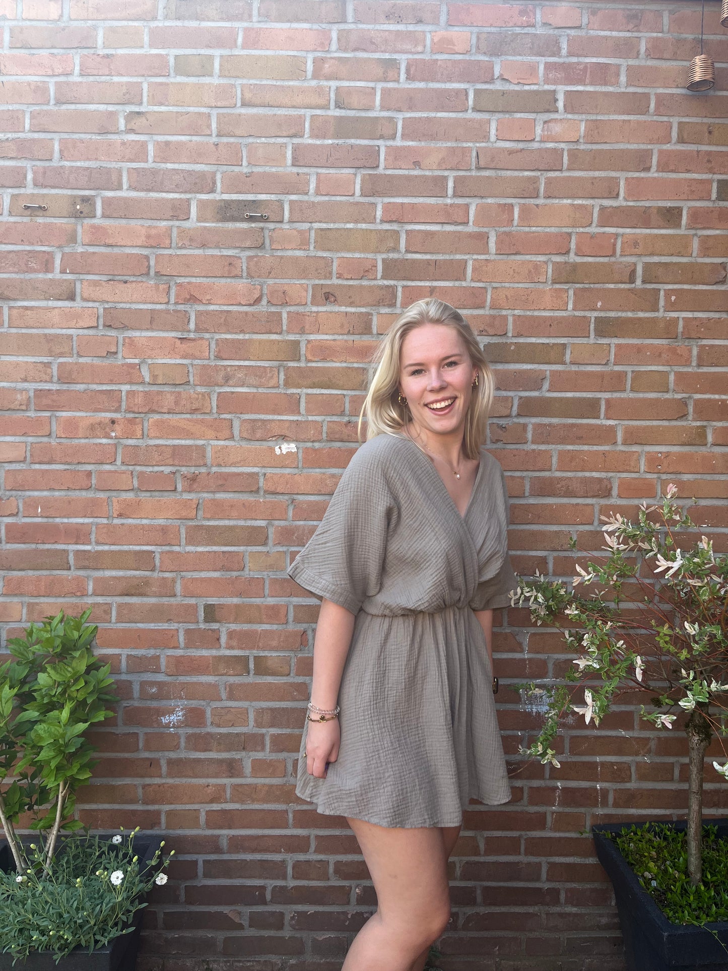 Taupe playsuit