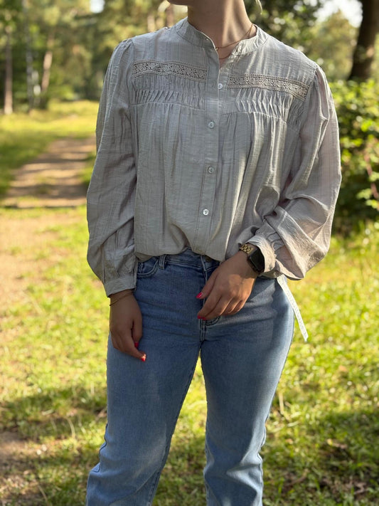 Blouse creme