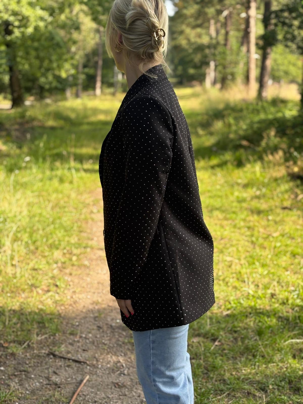 Diamond blazer zwart