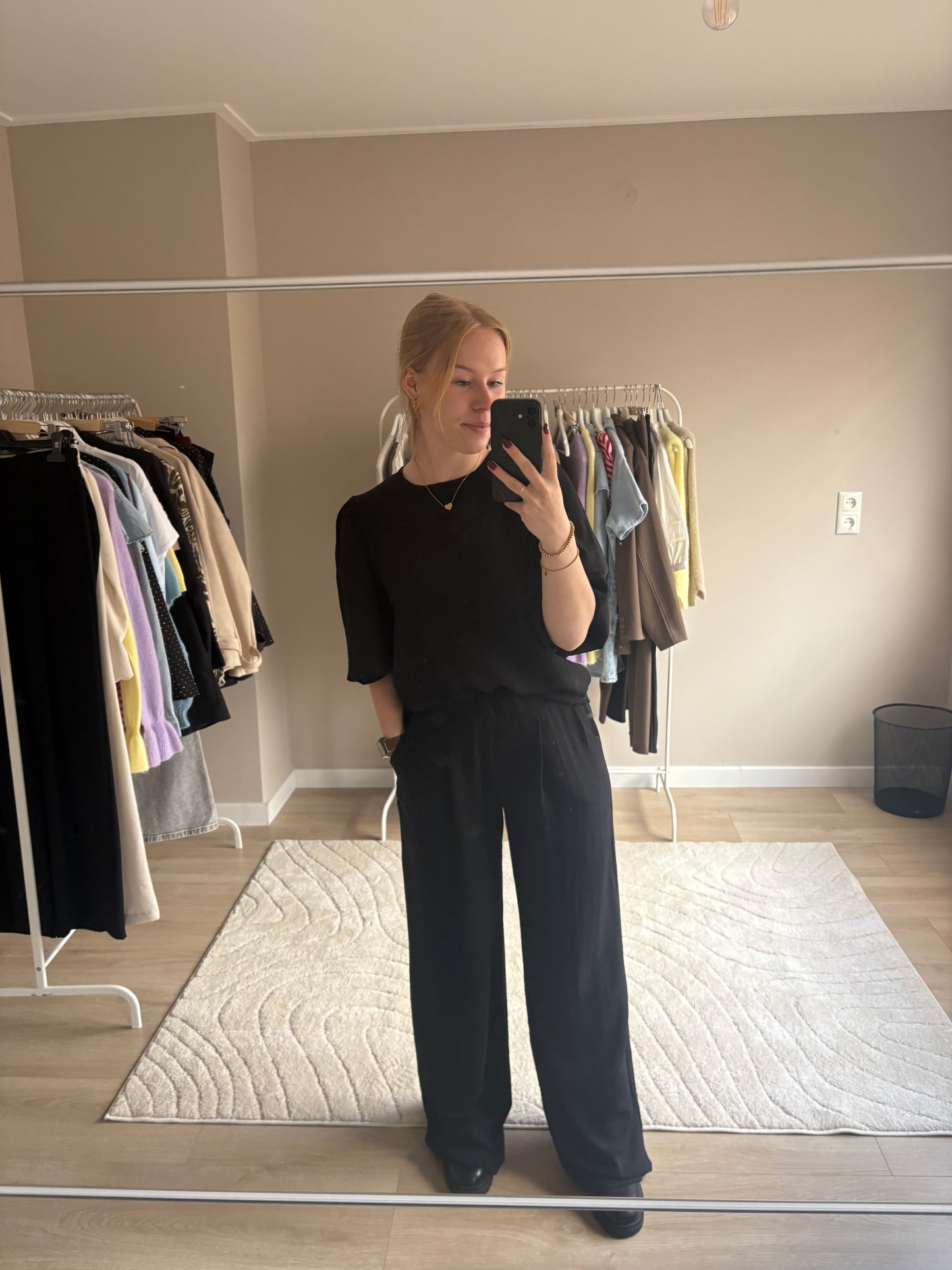 Two piece set zwart