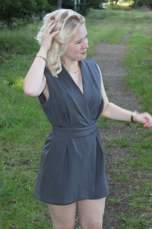 Playsuit grijs