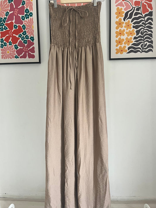 Jumpsuit camel