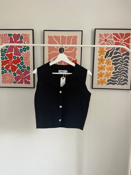 Sam gilet zwart